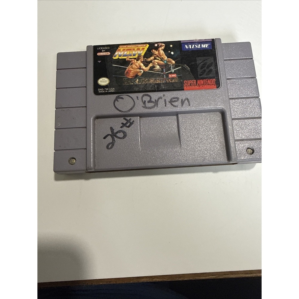 Natsume Championship Wrestling (Super Nintendo Entertainment System, 1994) SNES
